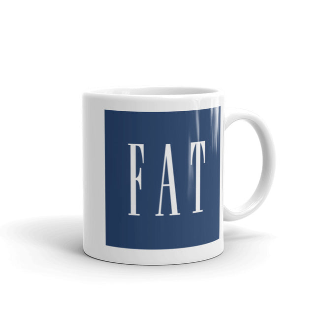 Fat Inc Logo Parody Mug
