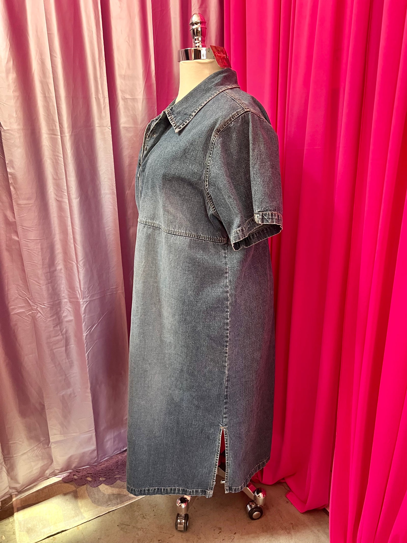 Y2K Avenue Blues Denim Dress - size 26 (runs small)