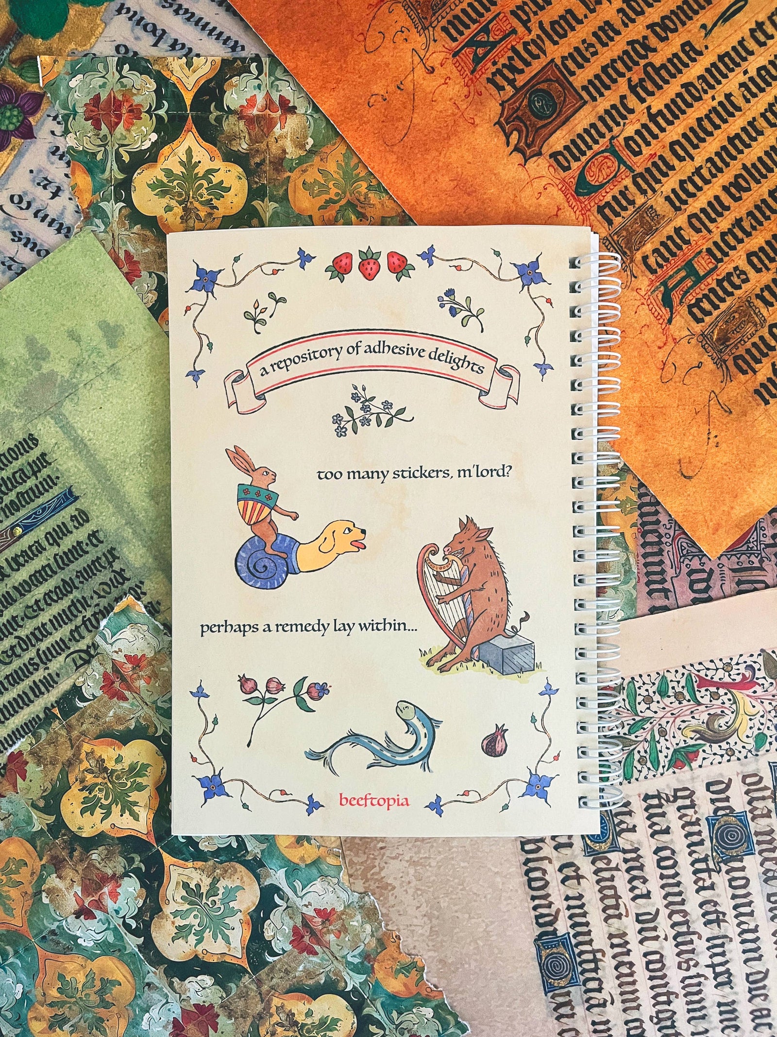 On My Whimsical Sh*t Reusable Sticker Book