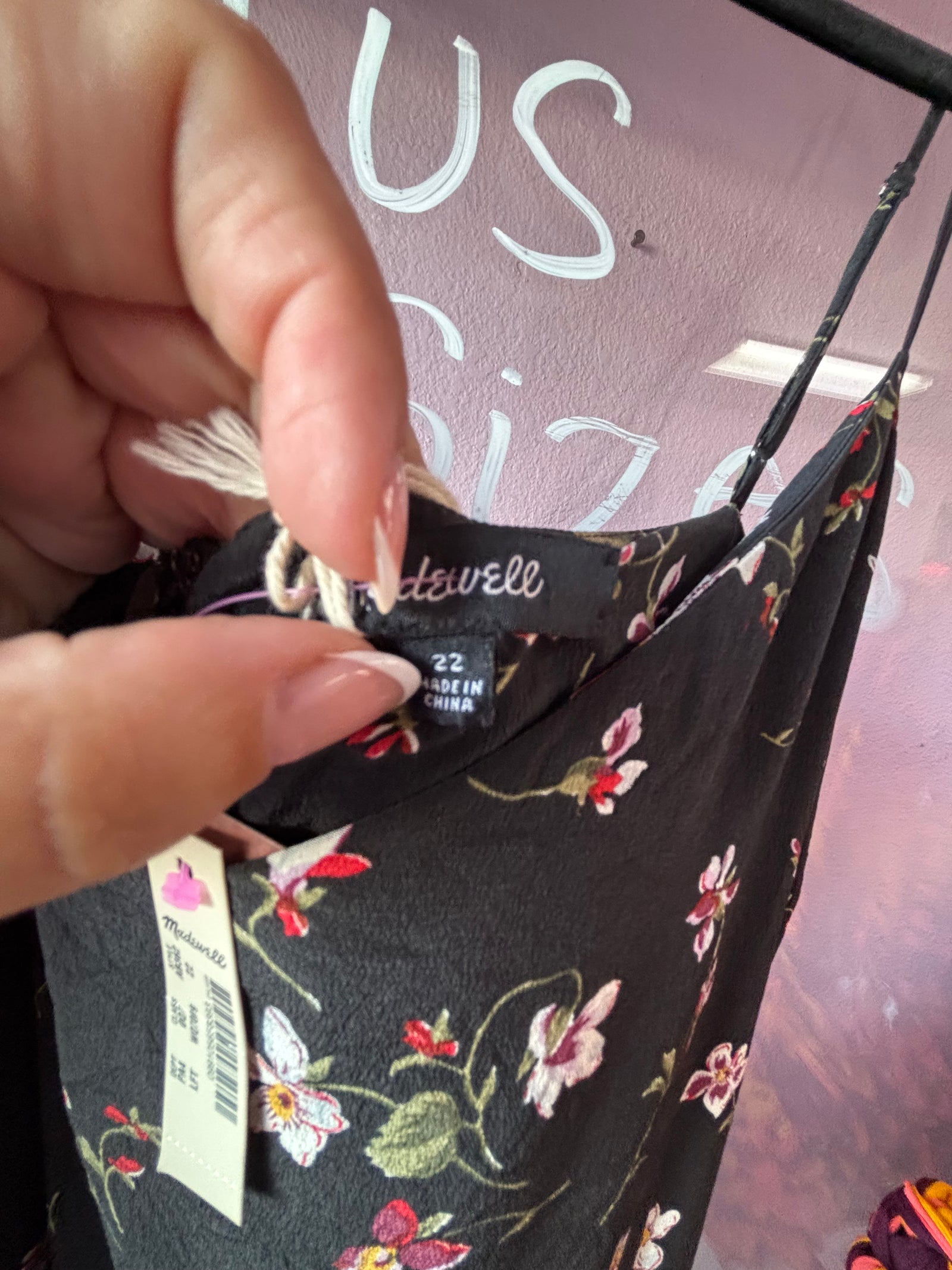 Madewell x J Crew Silk Dress for Erica