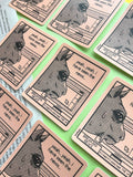 Bad News Horse Waterproof Vinyl Sticker