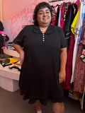 More Jazz Brand Vintage Black Tea Dress