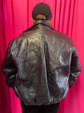 90’s Genuine Leather Coat