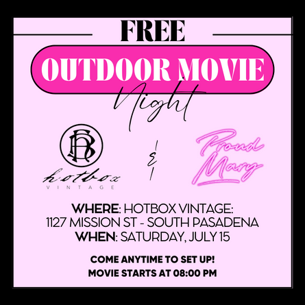 Free Outdoor Movie Night!
