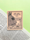Bad News Horse Waterproof Vinyl Sticker