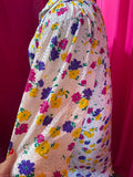 1980’s Vibrant Floral Dress - L - 3X