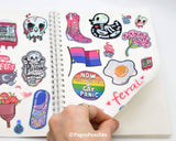 Not Porn Reusable Sticker Keeping Book