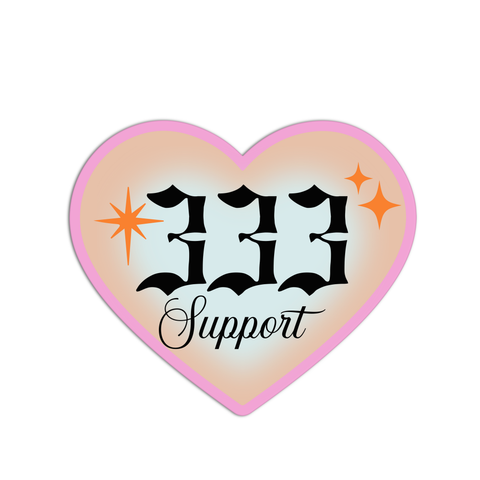 222 Alignment Angel Numbers Textured Stickers