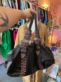 2000's Designer Luck and Charm Leather Bag