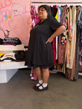 More Jazz Brand Vintage Black Tea Dress