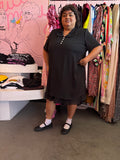 More Jazz Brand Vintage Black Tea Dress