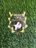 Have Some Compassion Large Clear Vinyl Sticker