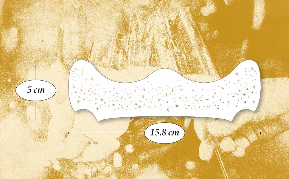 Gold Glitter Freckles Makeup patches for Halloween Tattoo