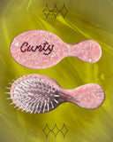 Cunty Mini Pink Travel Hairbrush - Eco Friendly!