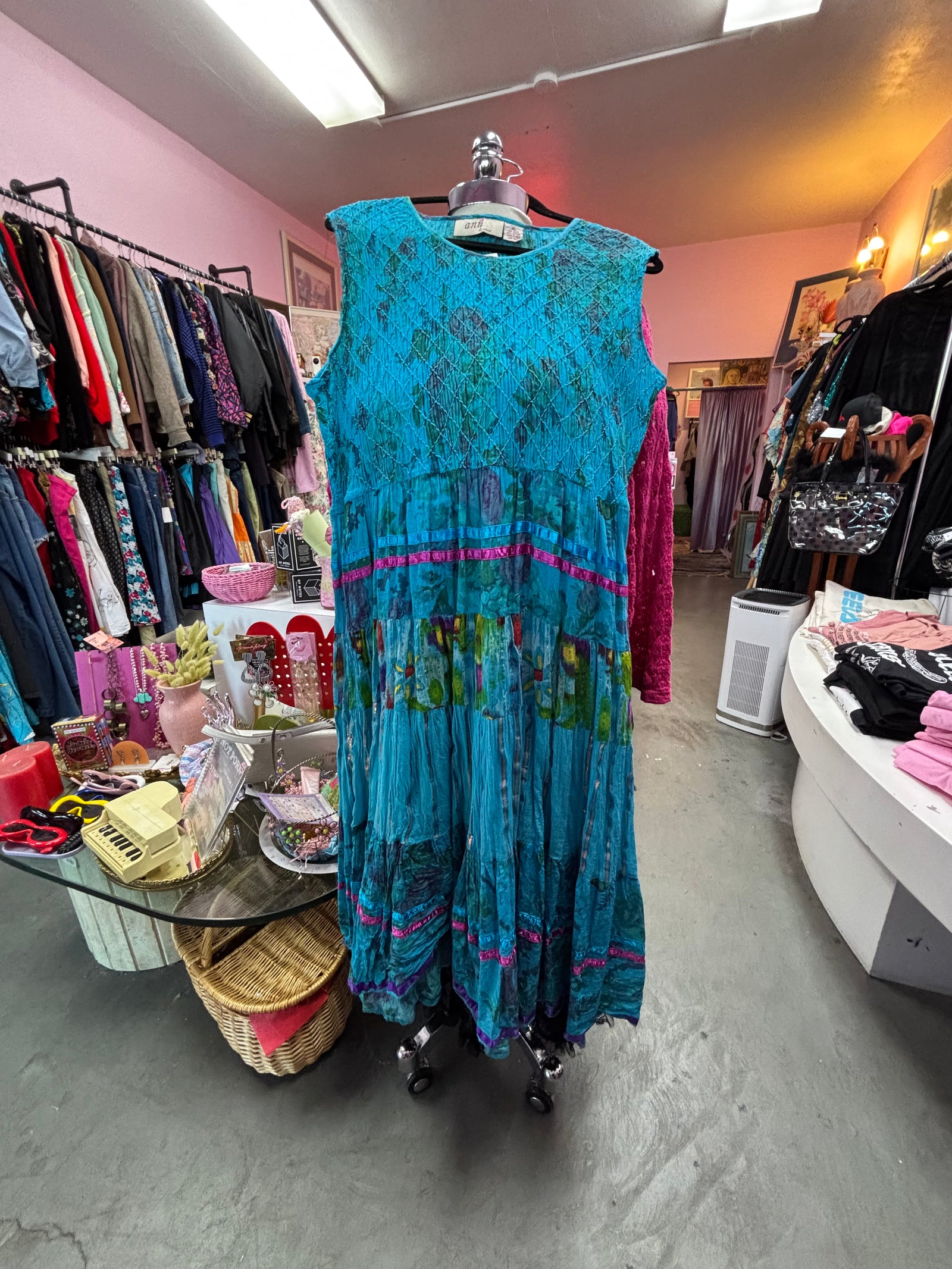2000s Altered Cotton Dress - Size XL - 2X
