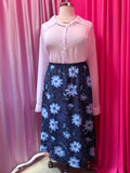 The Blue Period Midi Skirt