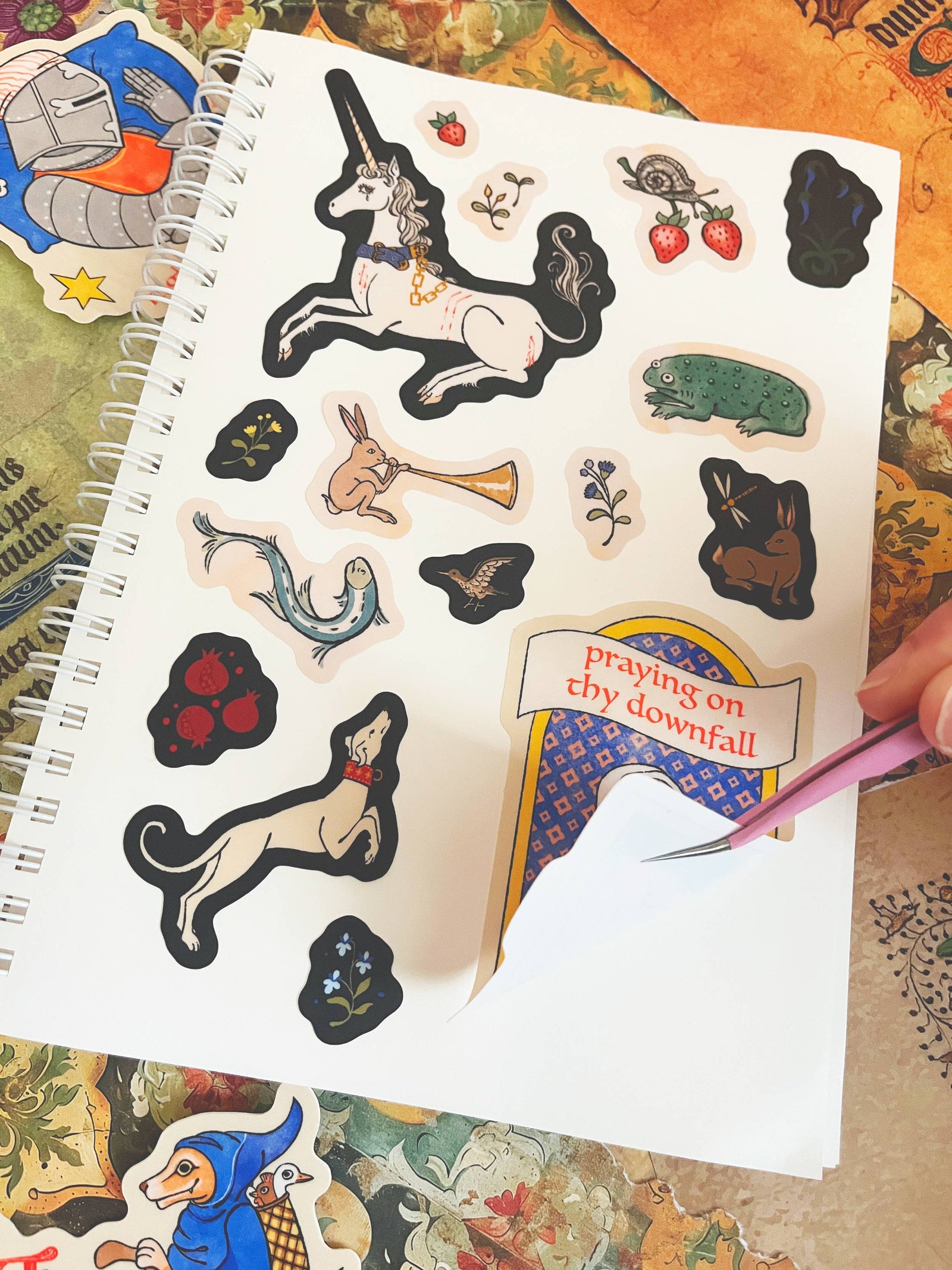 On My Whimsical Sh*t Reusable Sticker Book
