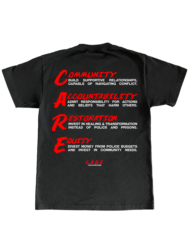 CARE For People Defund Police Tee