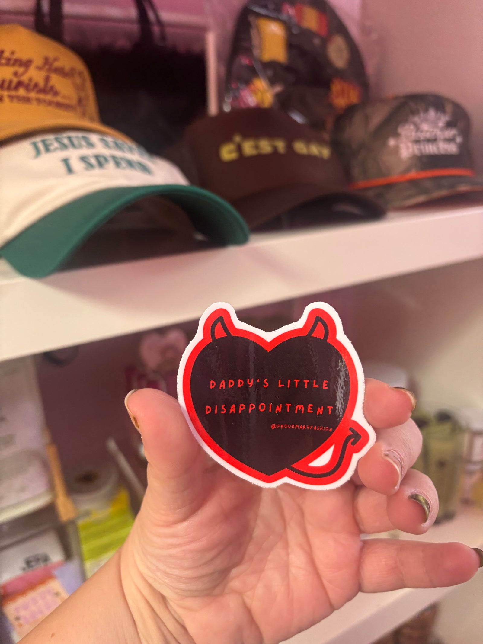 Daddy’s Little Disappointment Sticker