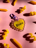 Pasta Heart Keychain/Bag Charm