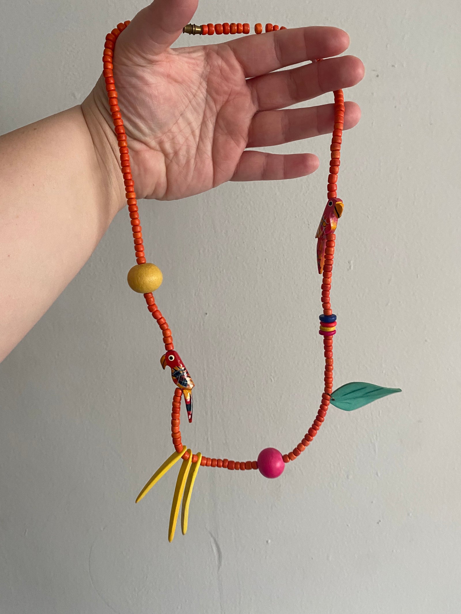 Vintage Parrot Necklace