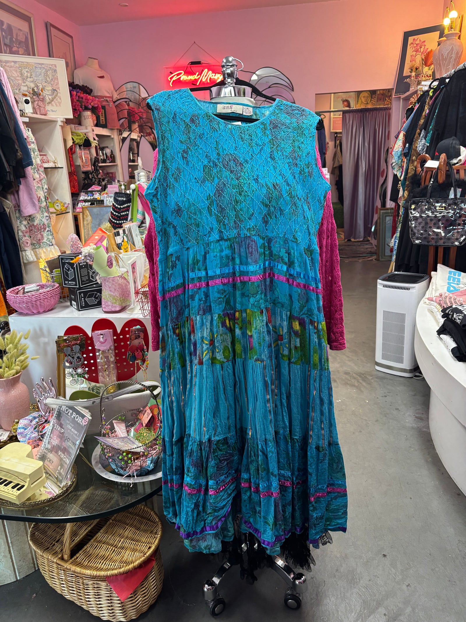 2000s Altered Cotton Dress - Size XL - 2X