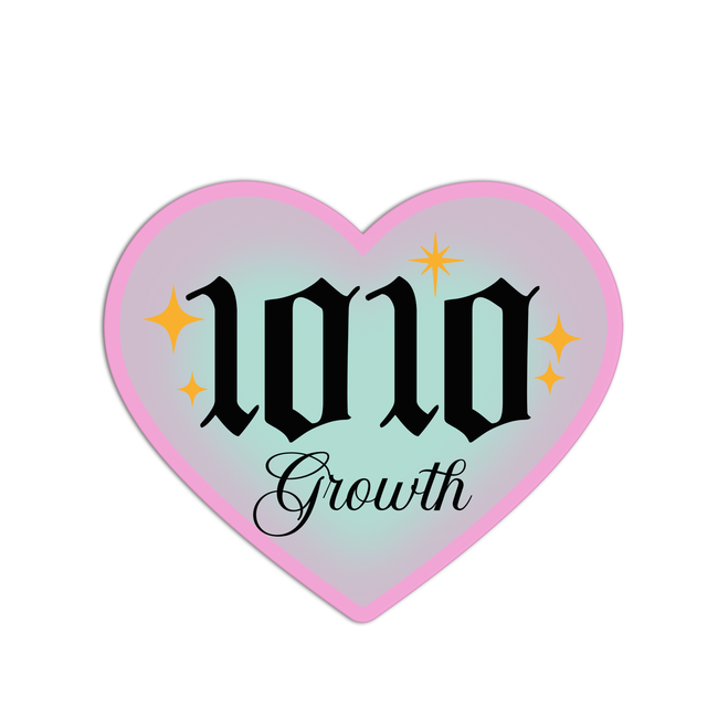 1010 Growth Angel Numbers Textured Stickers