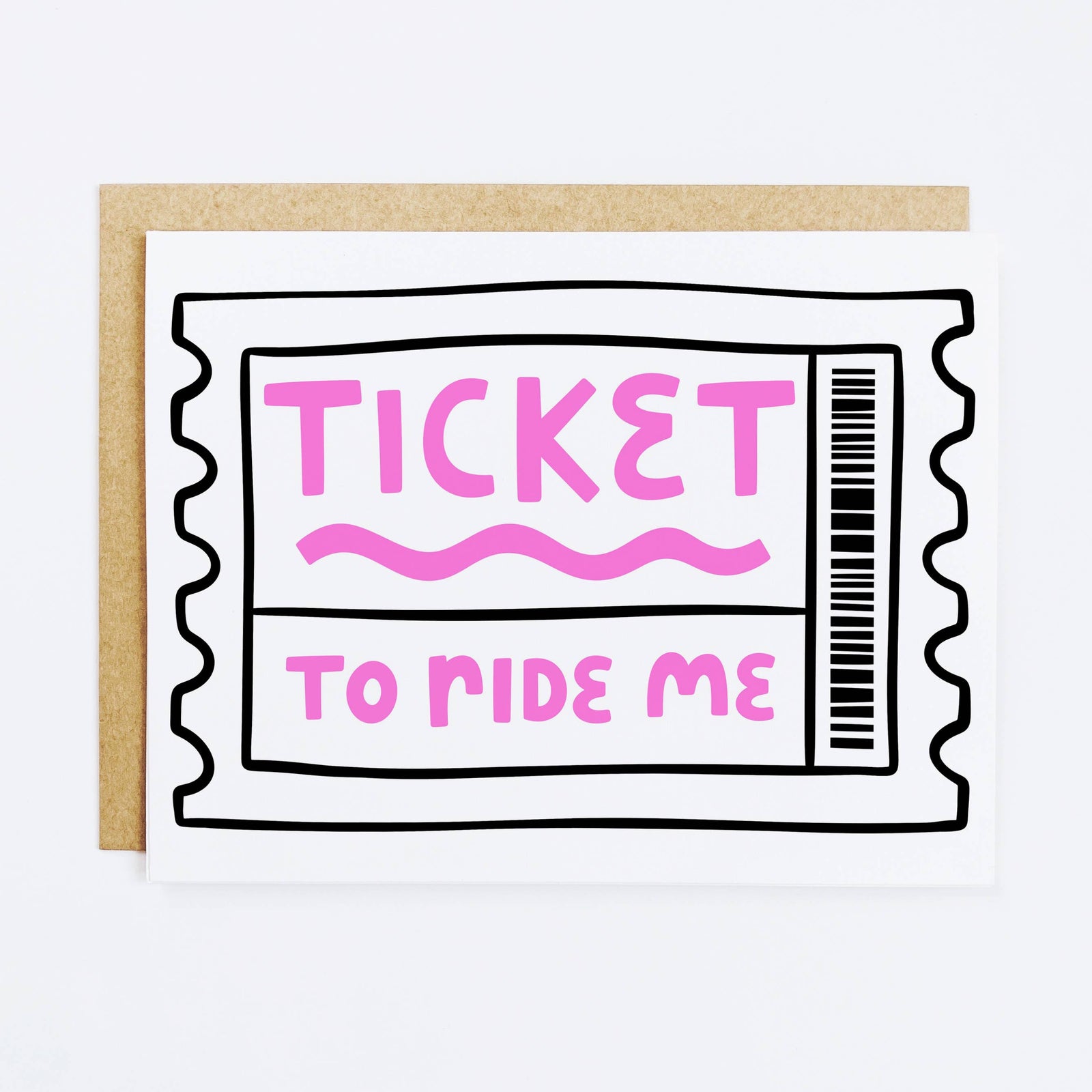 Ticket To Ride Me Greeting Card