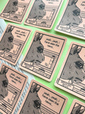 Bad News Horse Waterproof Vinyl Sticker