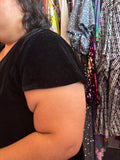 Black Velvet Vixen Dress - 22W