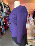 Purple 80's Blazer - 14/16