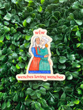 WLW Wenches Loving Wenches Medieval Waterproof Vinyl Sticker