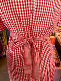 Handmade 1970's Gingham Maxi - 2X