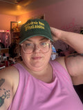 Irish Free Palestine Cap – Washed Green 100% Cotton Dad Hat