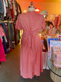 Handmade 1970's Gingham Maxi - 2X