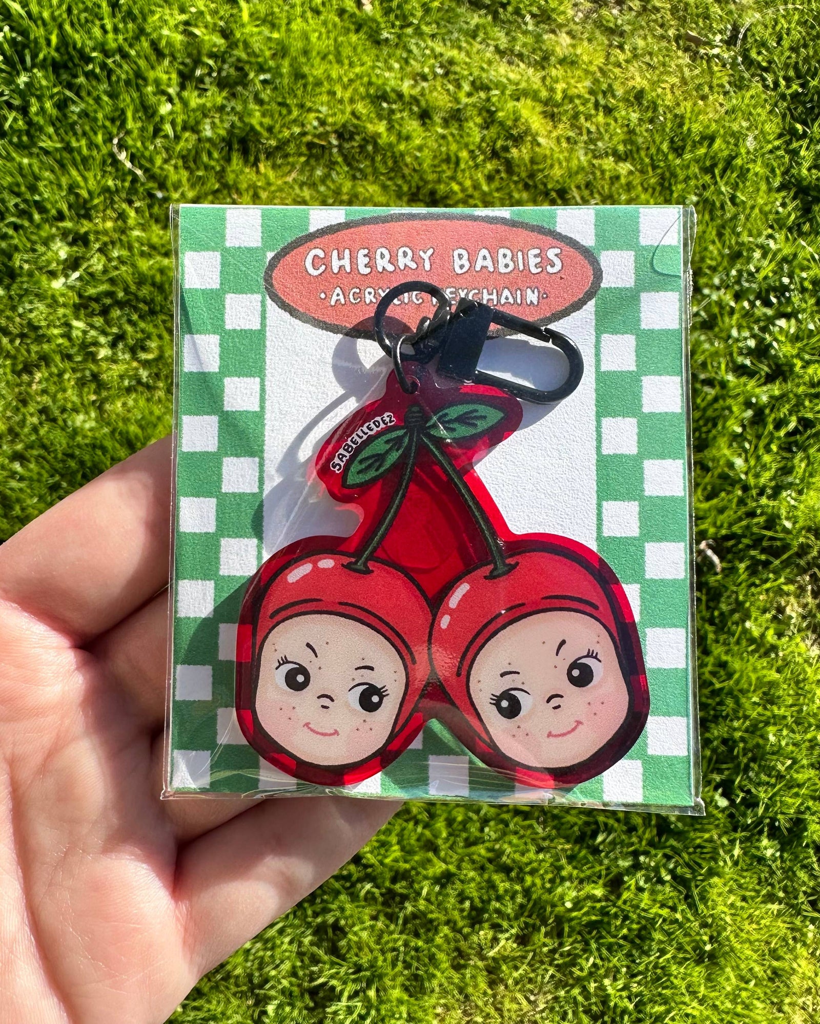 Cherry Babies Acrylic Keychain