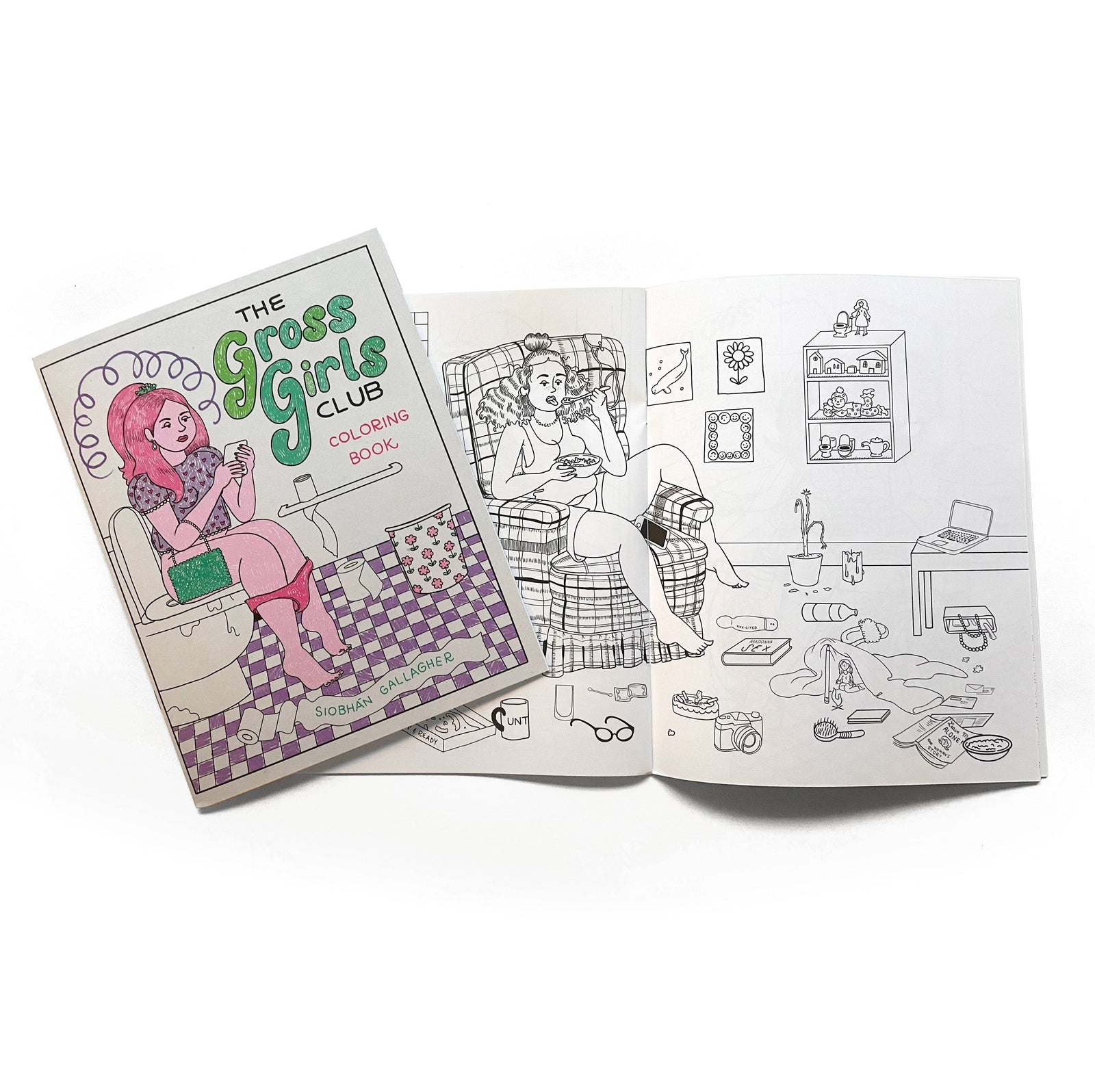 Gross Girls coloring book