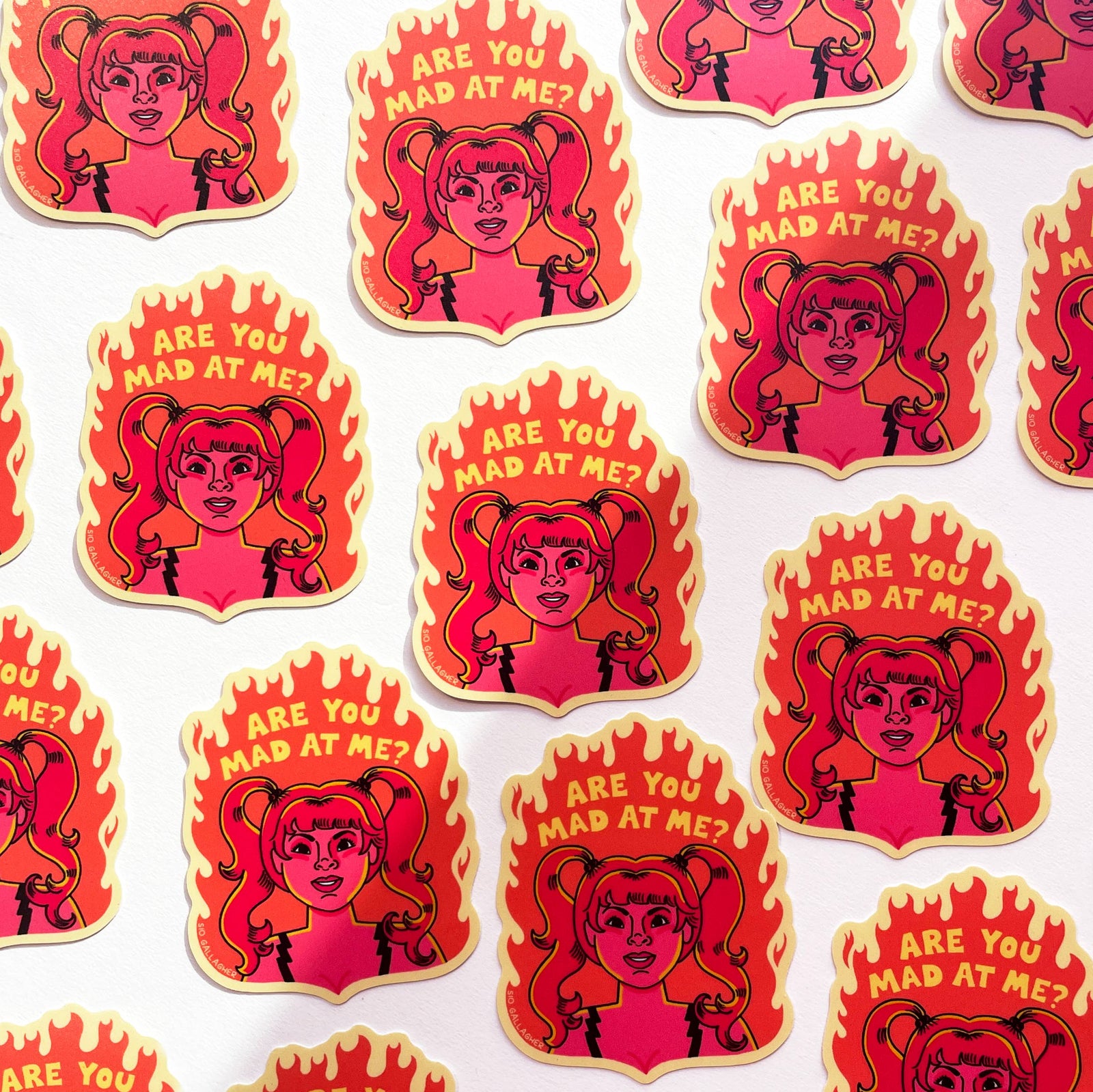 Are you mad at me? sticker