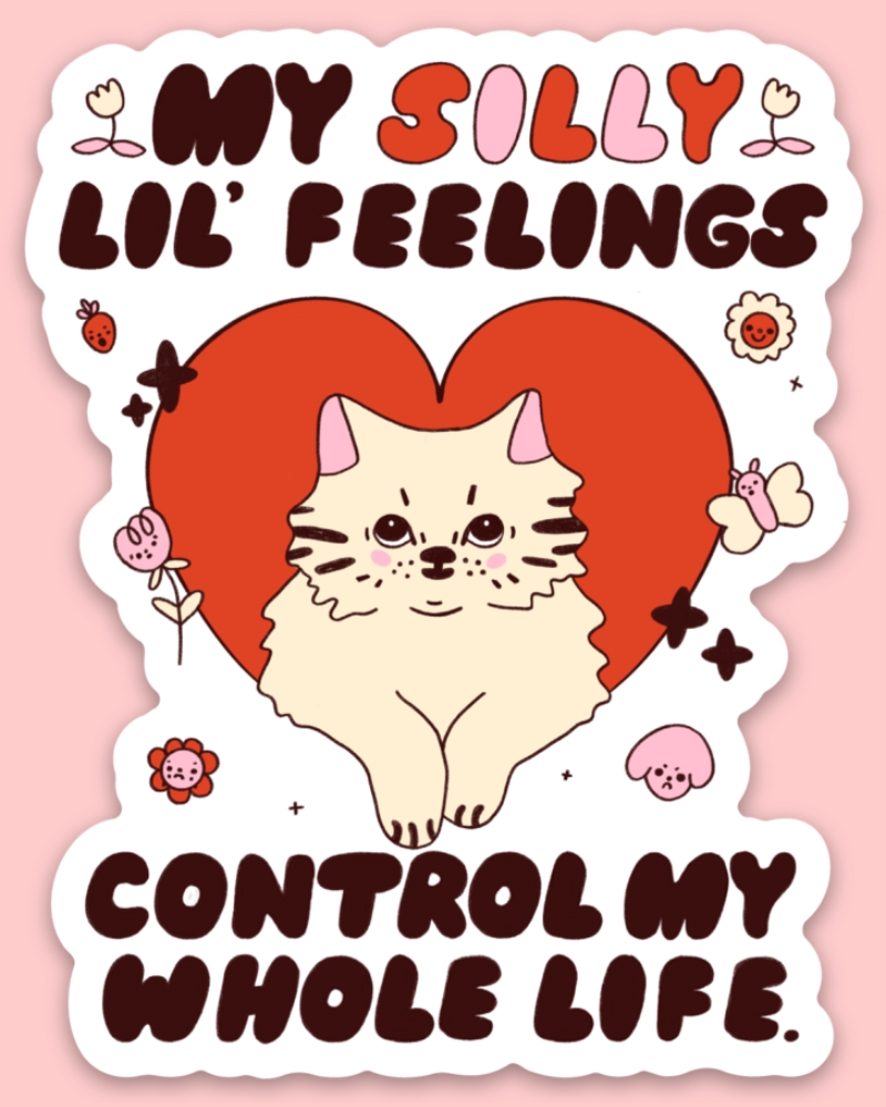 My Silly Lil Feelings Sticker
