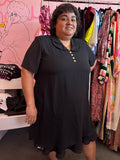More Jazz Brand Vintage Black Tea Dress