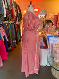 Handmade 1970's Gingham Maxi - 2X