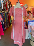 Handmade 1970's Gingham Maxi - 2X