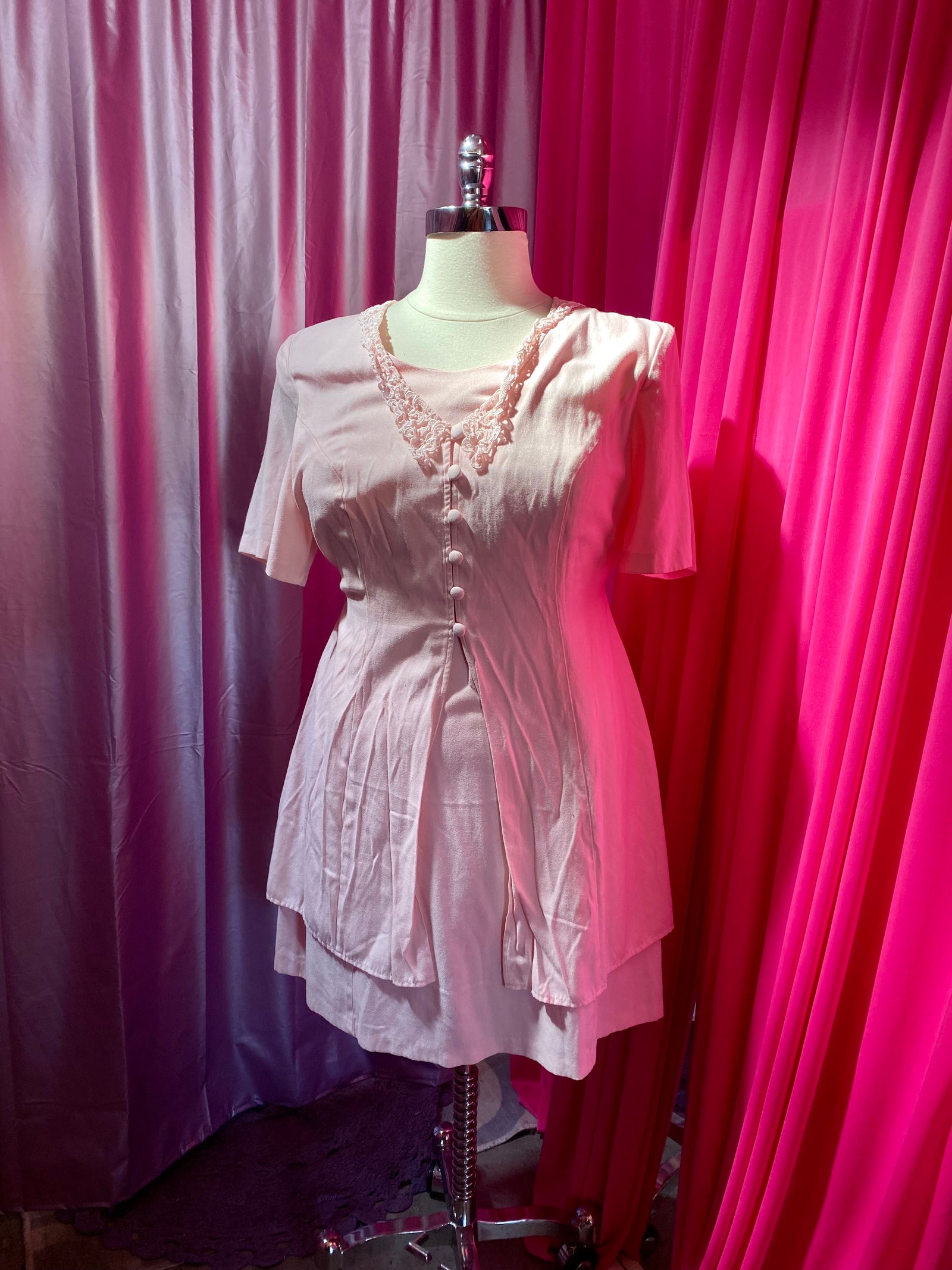 Pink Layered Dress - 18