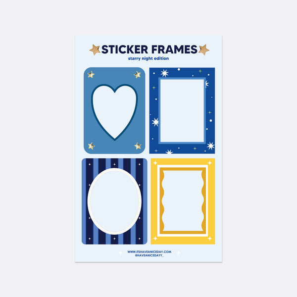 Sticker Frames- Starry Night Edition – Proud Mary Fashion