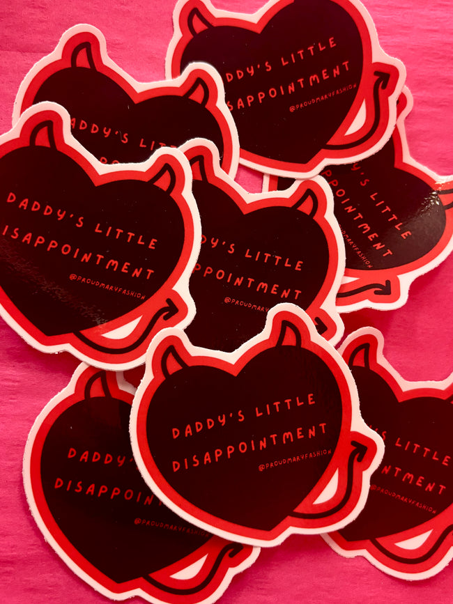 Daddy’s Little Disappointment Sticker