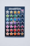Puffy Rainbow Star Sticker Sheet