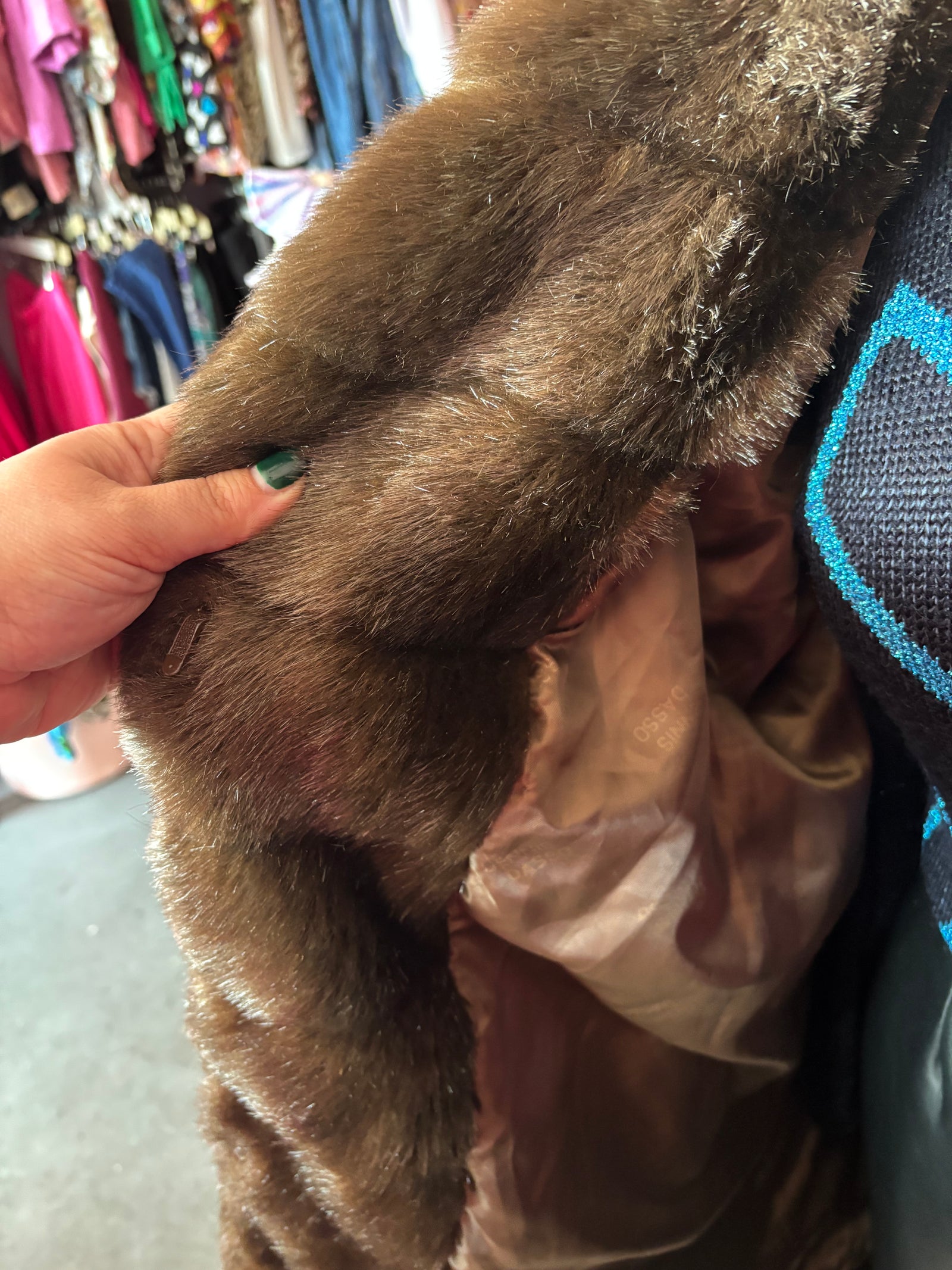 Carmela Faux Fur Coat - 1X