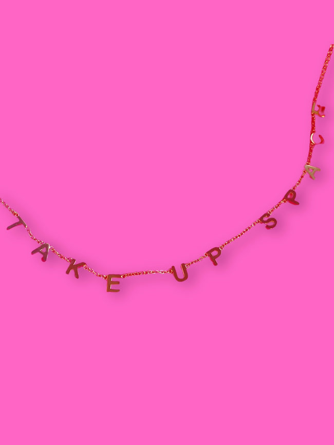 Reesa Take Up Space Necklace