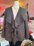 Y2K Frill Front Blazer - Size 24