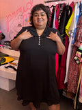 More Jazz Brand Vintage Black Tea Dress